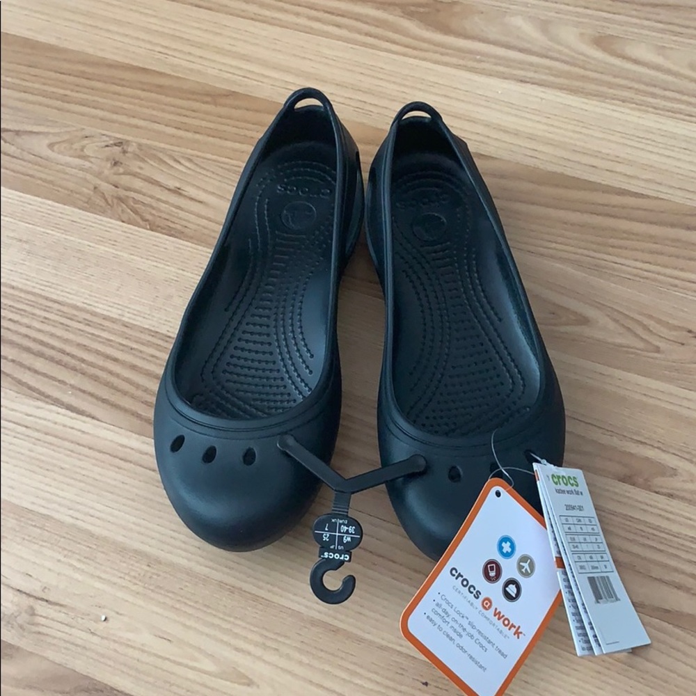 Croc work flats